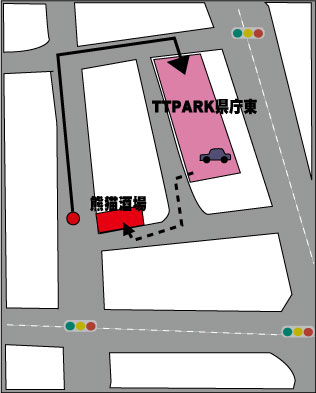 熊猫酒場駐車場地図